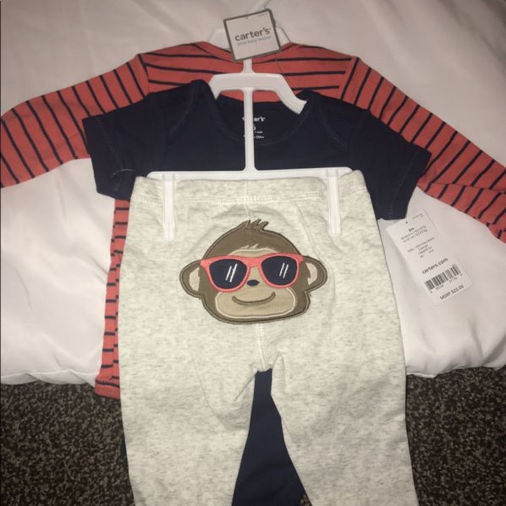 Carters size 6mo NWT set